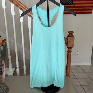 ZYIA Light Aqua Racerback Tank Top